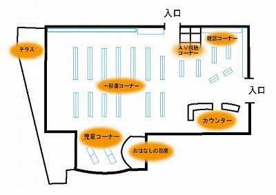 富士館館内案内図の画像